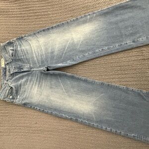 Ag Adriano Goldschmied Faded Blue Denim Jeans